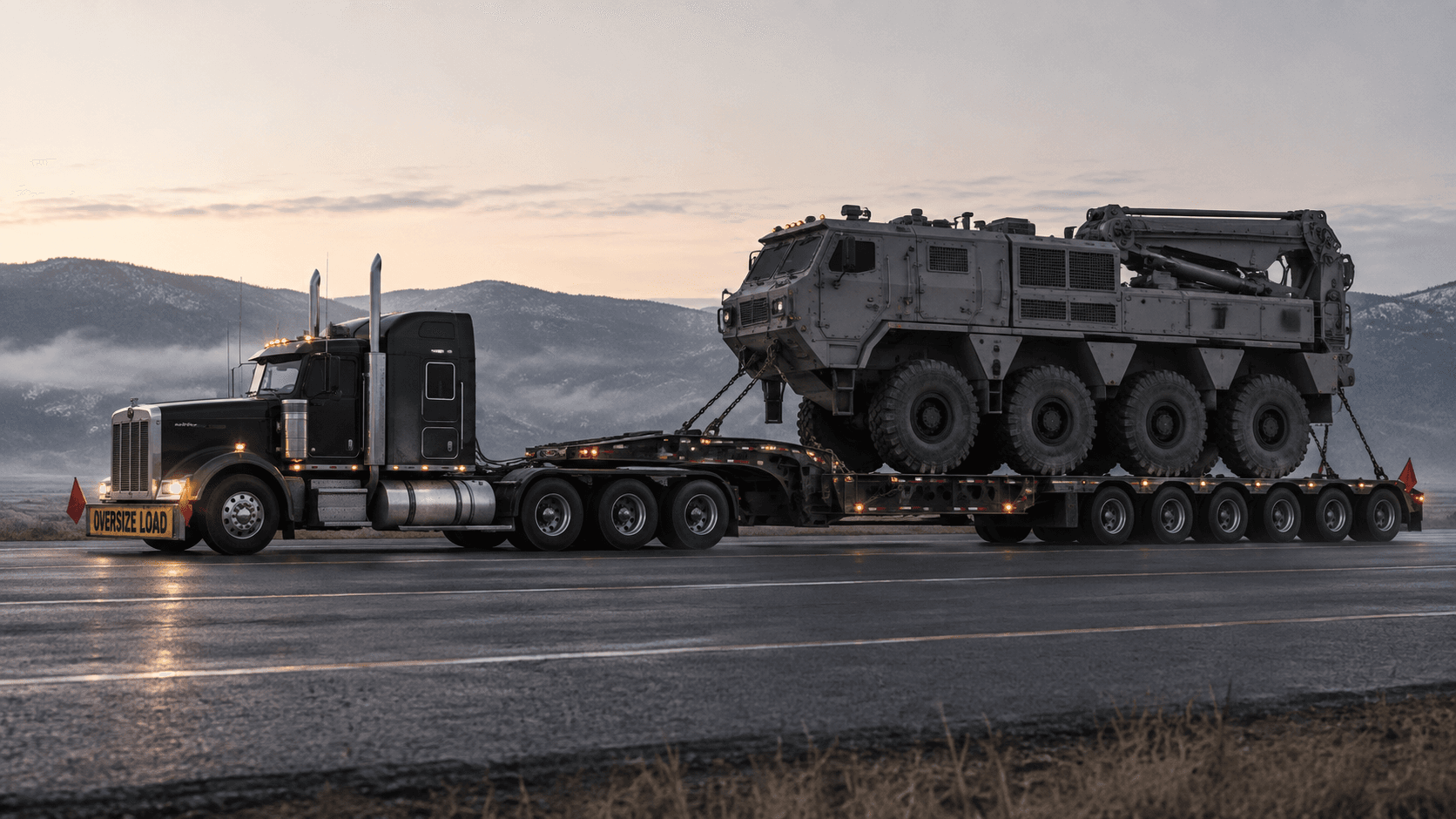AKM heavy haul: Military Equipment